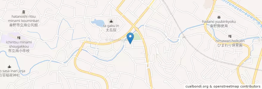 Mapa de ubicacion de いまいずみ保育園 en Japan, Präfektur Kanagawa, 秦野市.