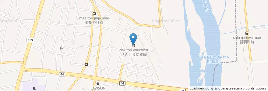 Mapa de ubicacion de さきとり幼稚園 en Japão, 神奈川県, 平塚市.