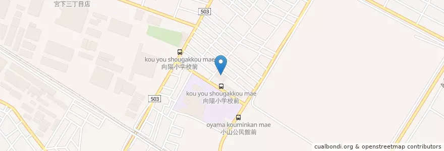 Mapa de ubicacion de すすきの保育園 en 일본, 가나가와현, 相模原市, 中央区.