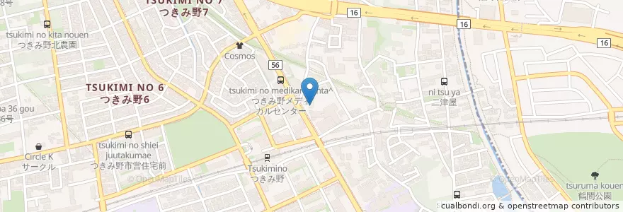 Mapa de ubicacion de つきみ野すこやか保育園 en Japón, Prefectura De Kanagawa.