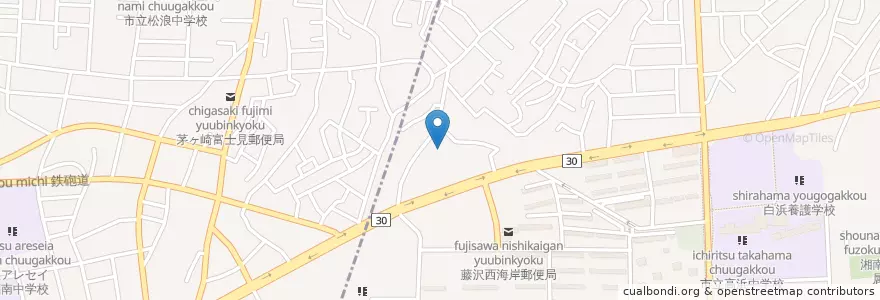 Mapa de ubicacion de のぞみ幼稚園 en Japão, 神奈川県, 藤沢市, 茅ヶ崎市.
