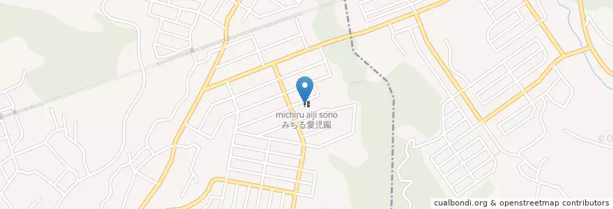 Mapa de ubicacion de みちる愛児園 en 日本, 神奈川県, 中郡, 大磯町, 二宮町.