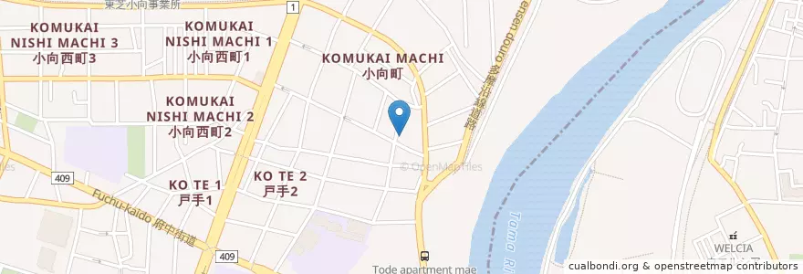 Mapa de ubicacion de みゆき幼稚園 en 日本, 神奈川県, 川崎市, 幸区.