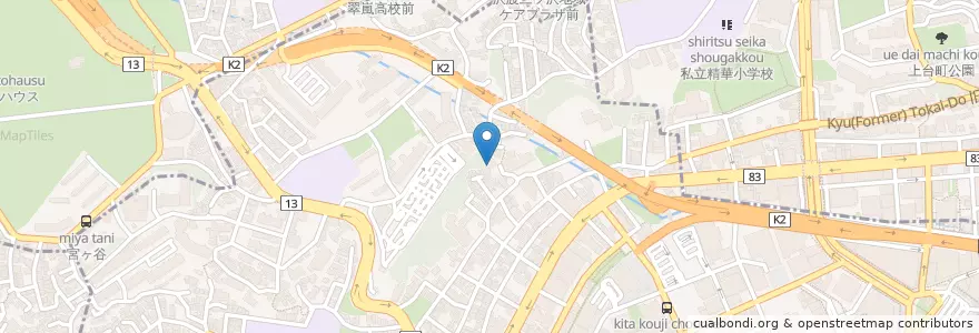 Mapa de ubicacion de むつみ愛児園 en Japón, Prefectura De Kanagawa, Yokohama, Barrio Nishi, 神奈川区.