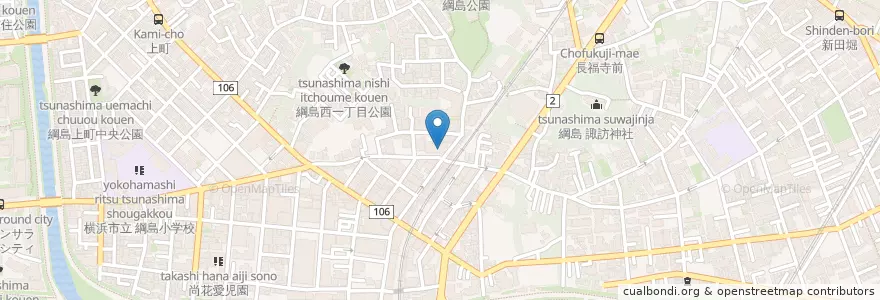 Mapa de ubicacion de よこはま乳腺と胃腸の病院 en اليابان, كاناغاوا, 横浜市, 港北区.