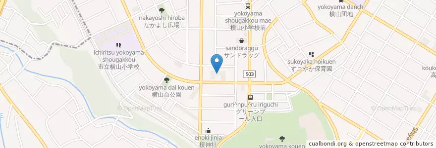Mapa de ubicacion de よこやま幼稚園 en Jepun, 神奈川県, 相模原市, 中央区.