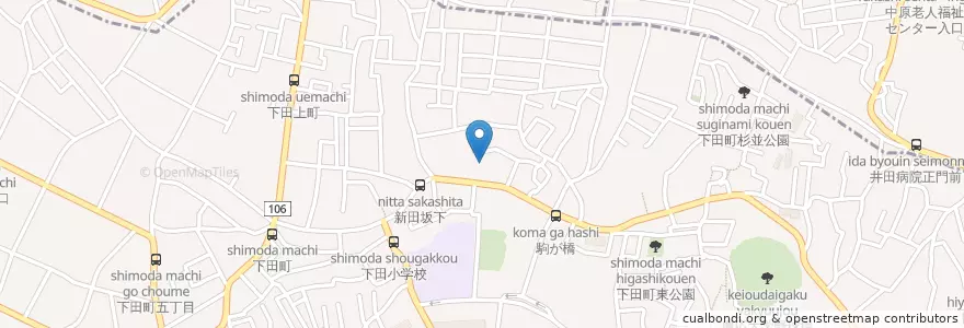Mapa de ubicacion de プリンス幼稚園 en 일본, 가나가와현, 요코하마시.