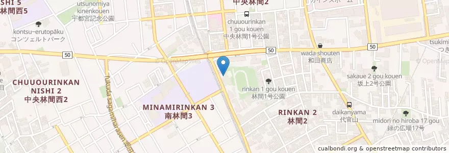 Mapa de ubicacion de モニカ保育園 en Japan, Präfektur Kanagawa, 大和市.