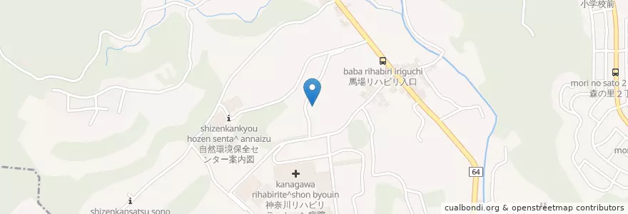Mapa de ubicacion de 七沢幼稚園 en اليابان, كاناغاوا, 厚木市.