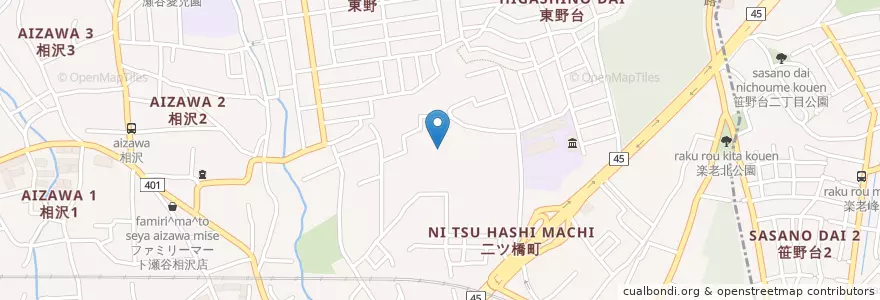 Mapa de ubicacion de 三ッ境養護学校(肢体不自由)(知的障害) en Japão, 神奈川県, 横浜市, 瀬谷区.
