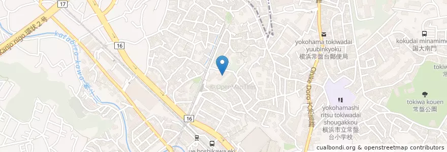 Mapa de ubicacion de 上星川幼稚園 en 日本, 神奈川縣, 横滨市, 保土ヶ谷区.