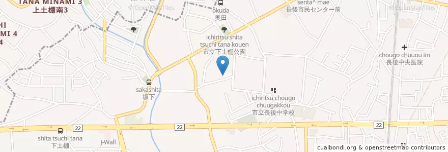 Mapa de ubicacion de 下土棚保育園 en Jepun, 神奈川県, 藤沢市.