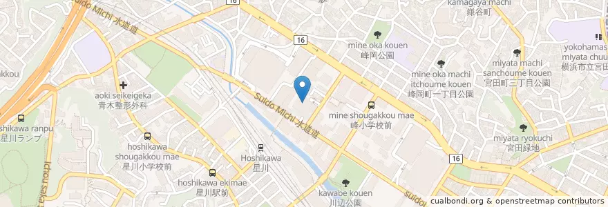 Mapa de ubicacion de 保土ヶ谷区役所 en 日本, 神奈川縣, 横滨市, 保土ヶ谷区.