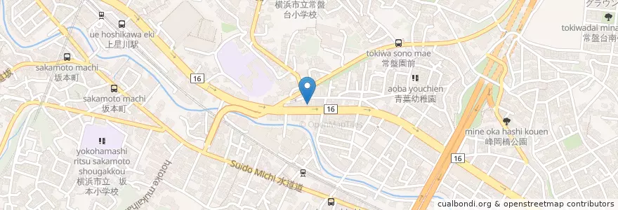 Mapa de ubicacion de 保土ヶ谷警察署和田町交番 en Japão, 神奈川県, 横浜市, 保土ヶ谷区.