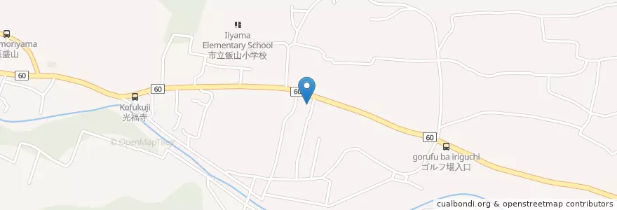 Mapa de ubicacion de 厚木市立飯山中部児童館 en Jepun, 神奈川県, 厚木市.
