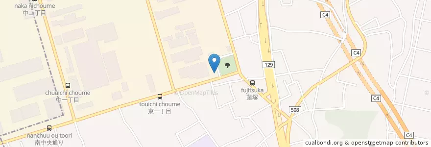 Mapa de ubicacion de 厚木警察署工業団地交番 en Giappone, Prefettura Di Kanagawa, 厚木市.