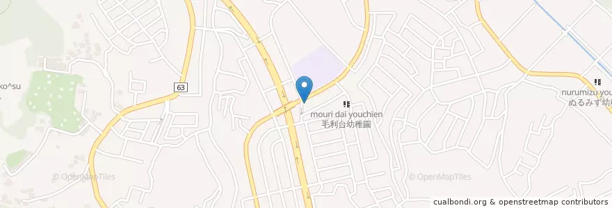 Mapa de ubicacion de 厚木警察署毛利台駐在所 en Japon, Préfecture De Kanagawa, Atsugi.