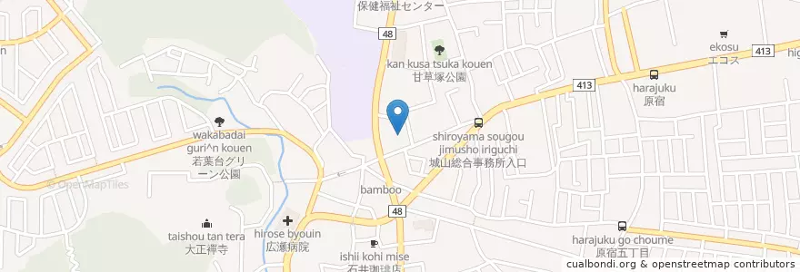 Mapa de ubicacion de 相模原市城山総合事務所 en 일본, 가나가와현, 相模原市, 緑区.