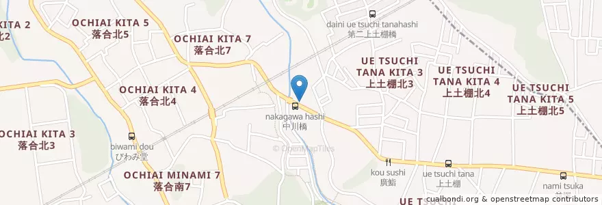 Mapa de ubicacion de 大和警察署上土棚交番 en Japan, 神奈川県, 綾瀬市.