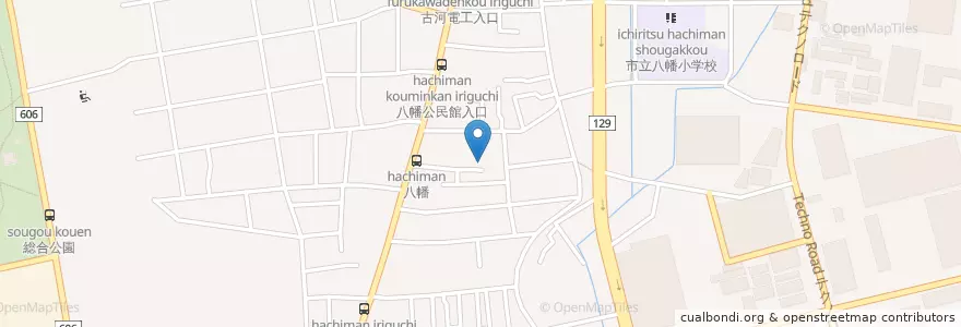 Mapa de ubicacion de 大野幼稚園 en Japón, Prefectura De Kanagawa, 平塚市.