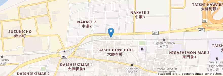 Mapa de ubicacion de 川崎市消防局臨港消防署大師出張所 en Japan, Kanagawa Prefecture, Kawasaki, Kawasaki Ward.