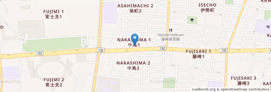 Mapa de ubicacion de 川崎警察署中島町交番 en 일본, 가나가와현, 川崎市, 川崎区.