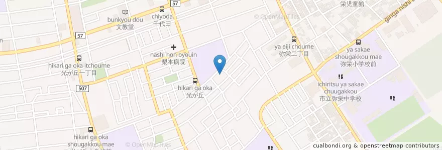 Mapa de ubicacion de 市立並木小学校 en 日本, 神奈川県, 相模原市, 中央区.