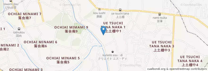 Mapa de ubicacion de 市立綾南小学校 en Japon, Préfecture De Kanagawa, 綾瀬市.