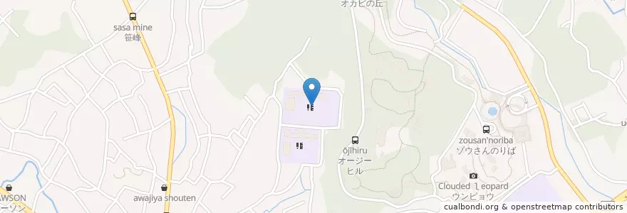 Mapa de ubicacion de 横浜市立都岡中学校 en Япония, Канагава, Йокогама, Асахи.