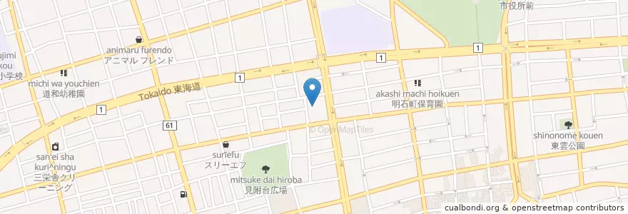 Mapa de ubicacion de 平塚二葉幼稚園 en Japan, 神奈川県, 平塚市.