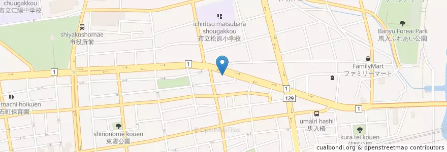 Mapa de ubicacion de 平塚八千代郵便局 en Giappone, Prefettura Di Kanagawa, 平塚市.