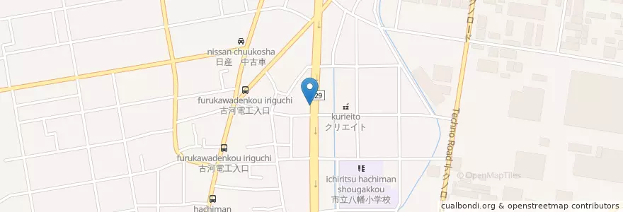 Mapa de ubicacion de 平塚警察署八幡交番 en اليابان, كاناغاوا, 平塚市.