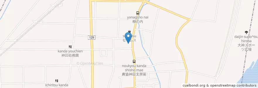 Mapa de ubicacion de 平塚警察署神田駐在所 en Japan, 神奈川県, 平塚市.