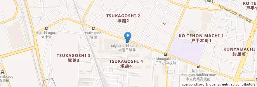 Mapa de ubicacion de 幸警察署塚越交番 en 日本, 神奈川県, 川崎市, 幸区.