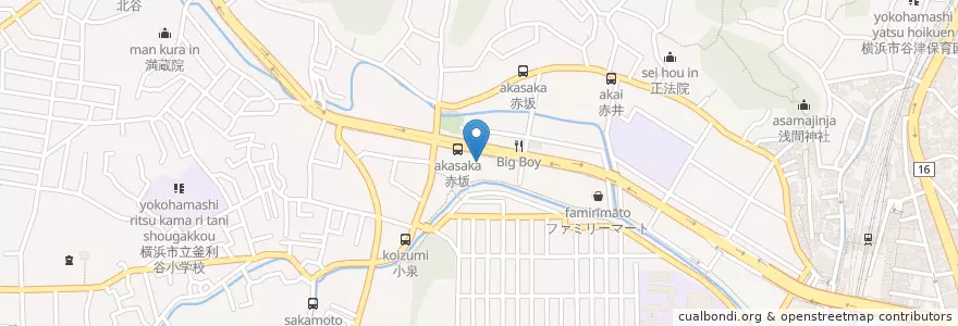 Mapa de ubicacion de 愛友会金沢文庫病院 en Japão, 神奈川県, 横浜市, 金沢区.