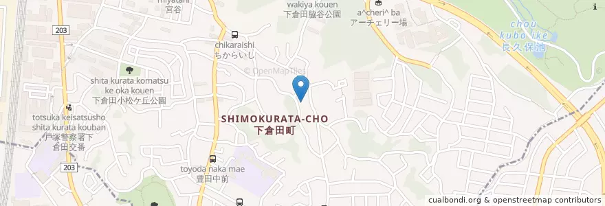 Mapa de ubicacion de 戸塚すみれ幼稚園 en Japão, 神奈川県, 横浜市, 戸塚区.