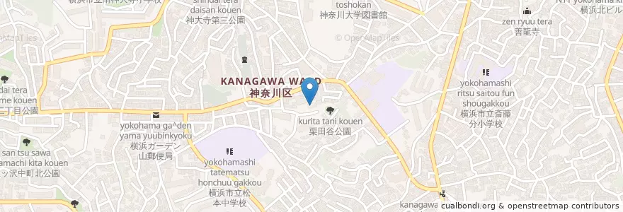 Mapa de ubicacion de 捜真幼稚園 en 日本, 神奈川県, 横浜市, 神奈川区.