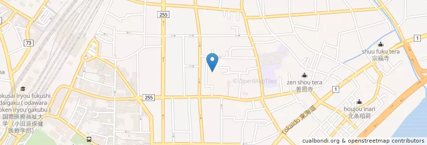 Mapa de ubicacion de 新玉幼稚園 en اليابان, كاناغاوا, 小田原市.