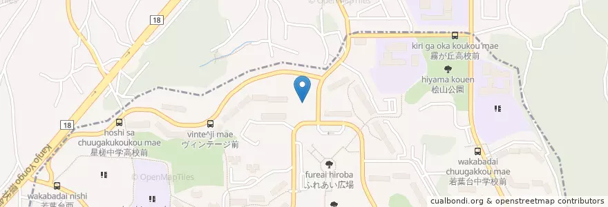 Mapa de ubicacion de 明芳会横浜旭中央総合病院 en 일본, 가나가와현, 요코하마시.