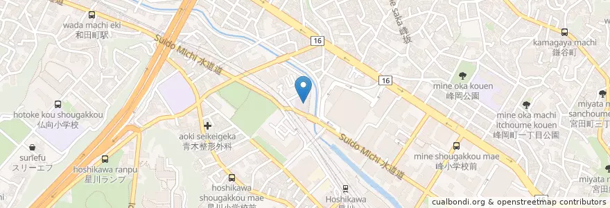 Mapa de ubicacion de 星川ルーナ保育園 en Japon, Préfecture De Kanagawa, 横浜市, 保土ヶ谷区.