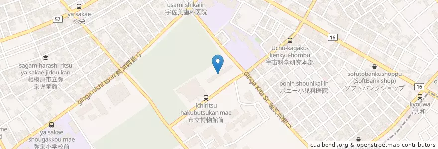 Mapa de ubicacion de 東京国立近代美術館フィルムセンター相模原分館 en Japan, Präfektur Kanagawa, 相模原市, 中央区.