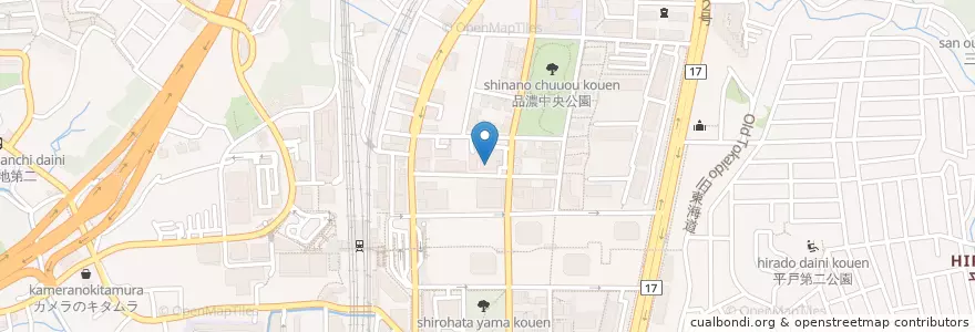 Mapa de ubicacion de 東戸塚記念病院 en Japan, Präfektur Kanagawa, Yokohama, 戸塚区.