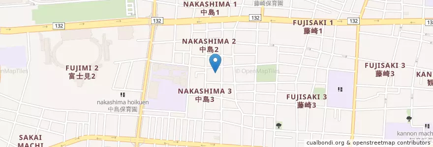 Mapa de ubicacion de 槿仁会中島中央病院 en Japan, Kanagawa Prefecture, Kawasaki, Kawasaki Ward.