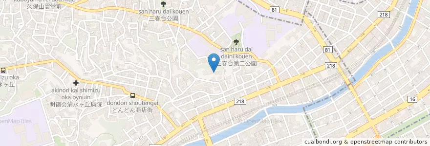 Mapa de ubicacion de 横浜れんげ幼稚園 en ژاپن, 神奈川県, 横浜市.