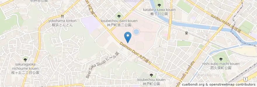 Mapa de ubicacion de 横浜ビジネスパーク内郵便局 en Japonya, 神奈川県, 横浜市, 保土ヶ谷区.