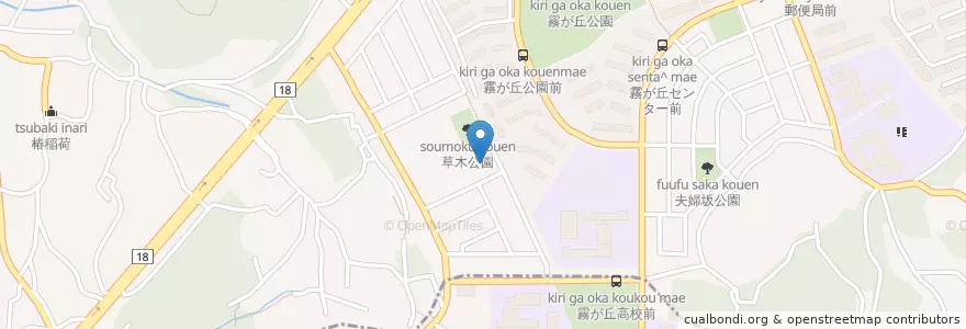 Mapa de ubicacion de 横浜マドカ幼稚園 en Japonya, 神奈川県, 横浜市, 緑区.