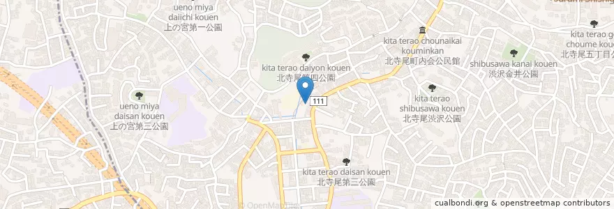 Mapa de ubicacion de 横浜北寺尾郵便局 en 日本, 神奈川縣, 横滨市, 鶴見区.