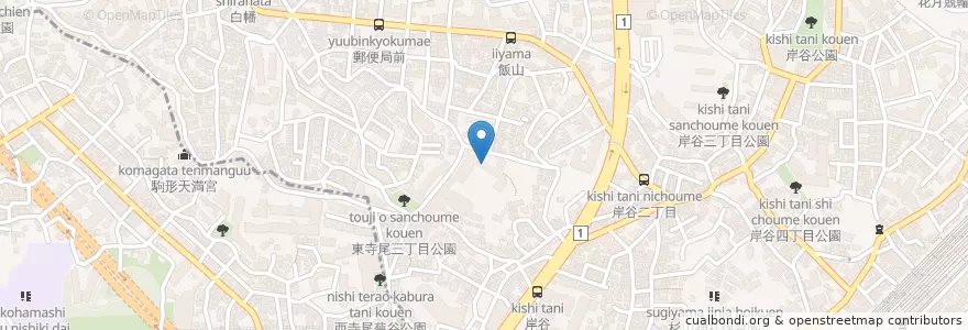 Mapa de ubicacion de 横浜商科大学（商学部） en Japón, Prefectura De Kanagawa, Yokohama, 鶴見区.