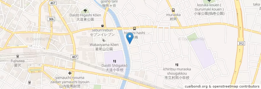 Mapa de ubicacion de 横浜地方法務局藤沢支局 en Япония, Канагава, Фулзисава.