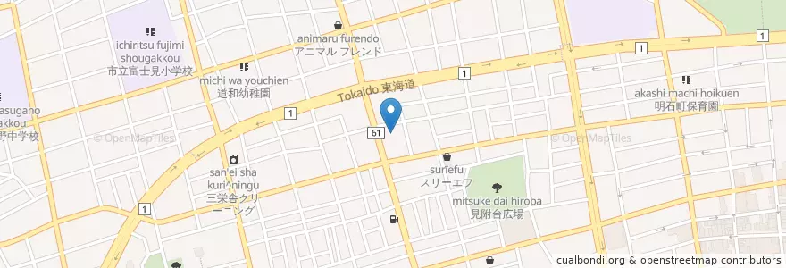 Mapa de ubicacion de 横浜地方裁判所平塚簡易裁判所 en Japón, Prefectura De Kanagawa, 平塚市.